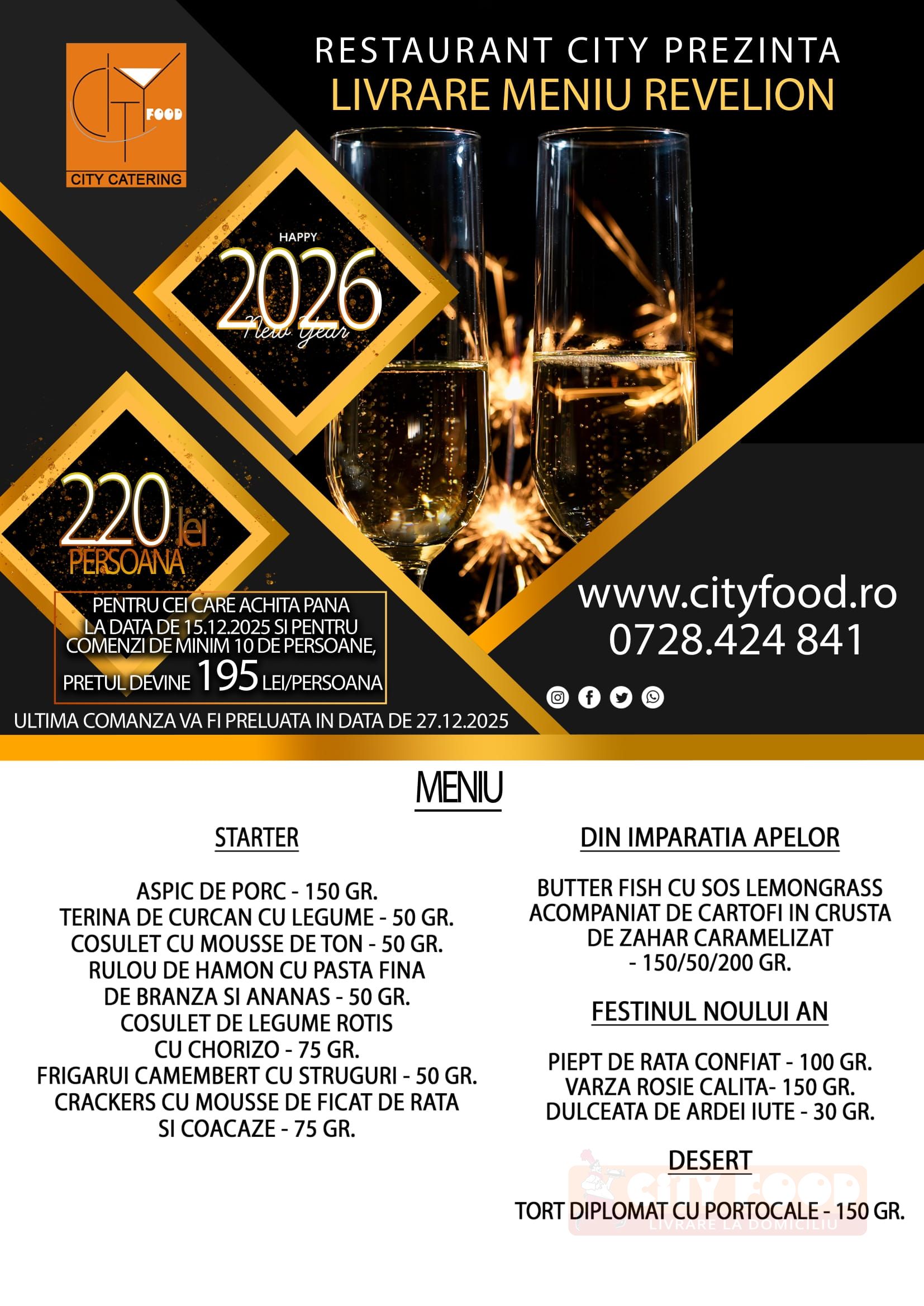 Revelion - Livrare la domiciliu